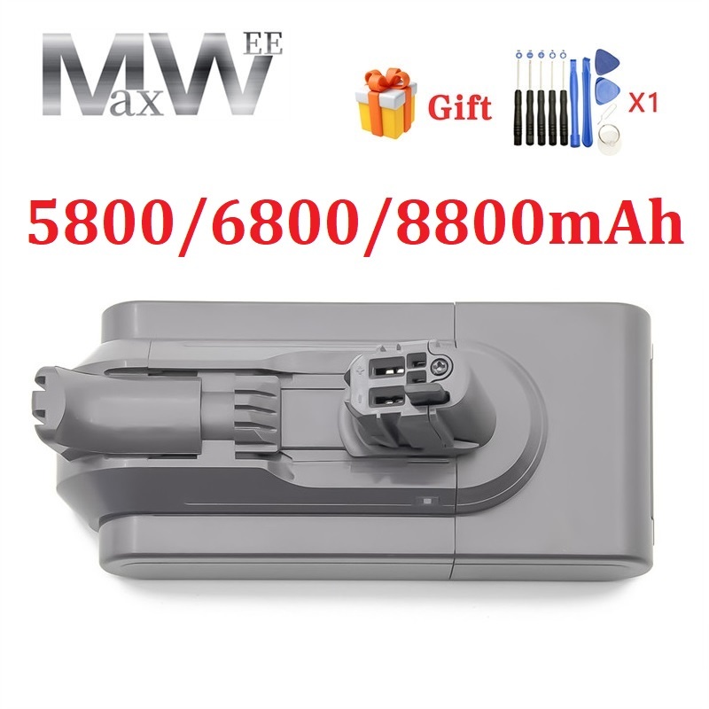 For Dyson V11 25.2V 5.8/6.8/8.8Ah Battery SV14 V11 SV15 Cyclone Animal Absolute Total Clean Rechargeable Vacuum Cleaner