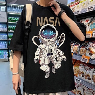 เสื้อยืด Oversize ผ้าCotton 100% แฟชั่นสไตล์เกาหลี T-Shirt โอเวอร์ไซส์ สกรีนลายสวยงาม พร้อมส่งสามารถปรับแต่งได้