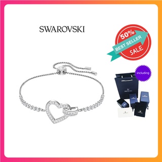 Infinity Jewelry Swarovskiแท้ สร้อยข้อมือผญ สร้อยข้อมือ swarovski กำไล SWAROVSKI INFINITY Bracelet swarovski กำไลข้อมือ