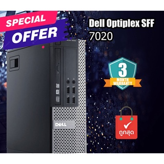 PC มือสอง Dell OptiPlex 7020 SFF (i3-4130 Ram8GB SSD240GB) ประกันร้าน 1 เดือน