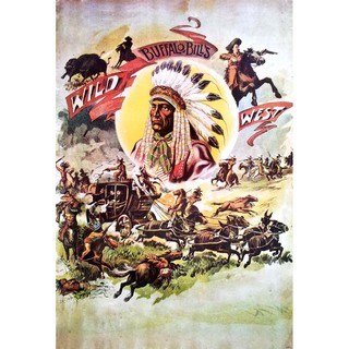 โปสเตอร์ ภาพวาด อเมริกัน อินเดียแดง Native American Indian POSTER 24”x35” Inch Painting Western V12