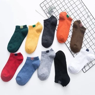 ⭐พร้อมส่ง⭐ ถุงเท้าข้อสั้น ถุงเท้าแฟชั่น ผ้านิ่ม ขนาด Free size ระบายอากาศได้ดี