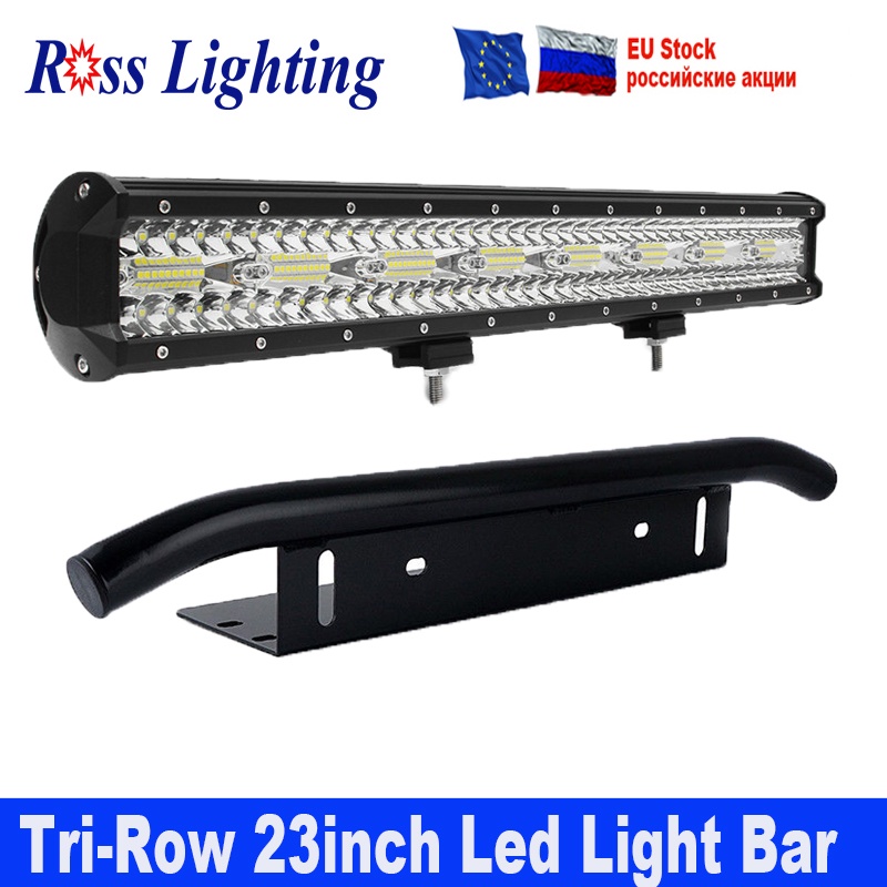 3 Rows LED Bar 22" 23inch Tri-ROW LED Light Bar 480W Work Lights for Car Boat OffRoad 4x4 Truck SUV 