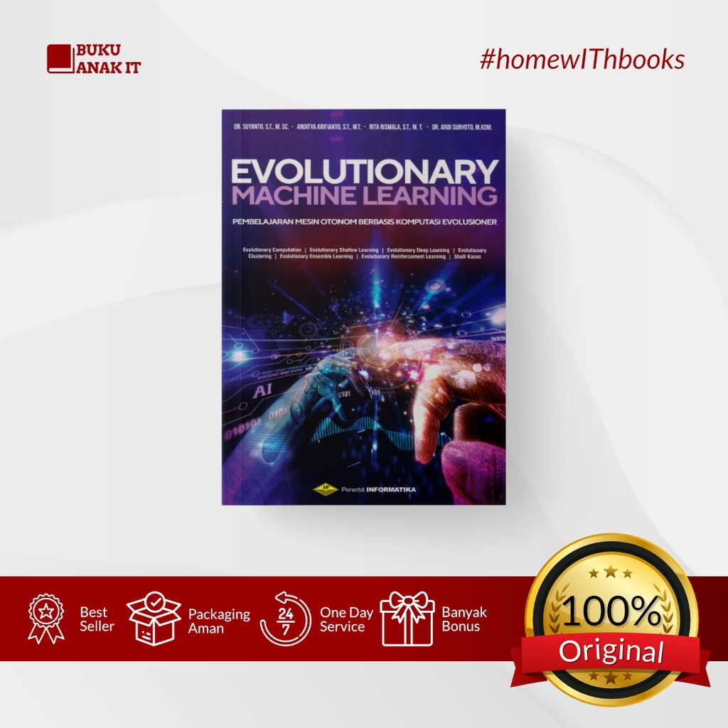 หนังสือ MESIN EVOLUTIONARY MACHINE LEARNING AUTONOM MACHINE BASED EVOLUTIONER COMPUATION