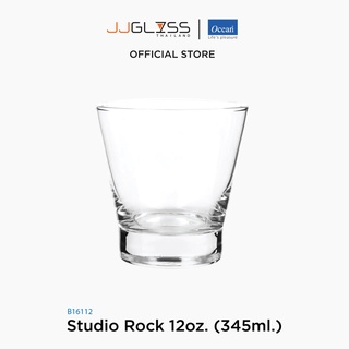 JJGLASS - (Ocean) B16112 Studio Rock [1 กล่อง บรรจุ 6 ใบ] - แก้วสตูดิโอ ดริ๊งเเวร์ โอเชี่ยนกลาส Studio Ocean Glass B16112 Drinkware Tumbler Studio 12 oz. ( 345 ml.)