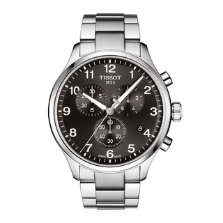 Tissot Chrono XL ทิสโซต์ โครโน เอ็กซ์ แอล สีดำ เงิน T1166171105701 นาฬิกาผู้ชาย