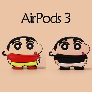 การ์ตูน Crayon Shin-chan compatible AirPods 3 สำหรับ compatible AirPods (3rd) 2021 ใหม่ compatible AirPods3 หูฟังป้องกันกรณี 3rd สำหรับ compatible AirPodsPro กรณี compatible AirPods2gen กรณี