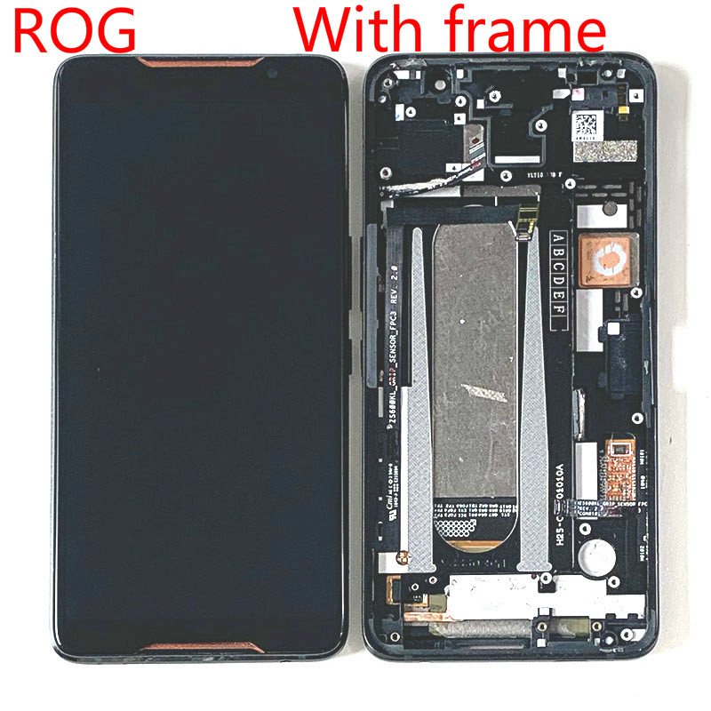 Amoled ROG 1 หน้าจอแสดงผล LCD 6.0 นิ้ว และแผงดิจิไทเซอร์สัมผัส สําหรับ Asus ROG Phone ZS600KL Asus Z