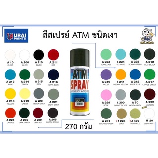 สีสเปรย์ สีเสปรย์ เอทีเอ็ม สำหรับงานอเนกประสงค์ (ATM Spray Acrylic Lacquer)