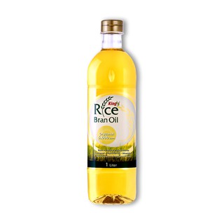 คิง น้ำมันรำข้าว 1 ลิตร King, rice bran oil, 1 liter