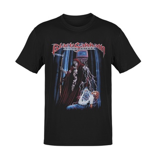 เสื้อยืดผ้าฝ้ายCOTTON เสื้อยืด พิมพ์ลาย Sabbath Ozzy Osbourne Dehumanizer สีดําS-5XL