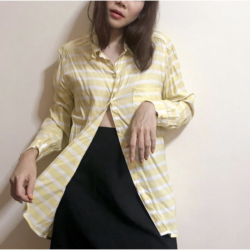 Light yellow strip shirt