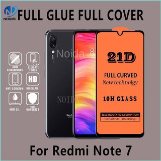 21D 10H สีดำ Xiaomi Redmi Note 6 6A 7 8T 9T 9 10 10X S2 K20 Lite Pro Plus 4G 5G เต็มจอ ปกป้อง ฟิล์ม กระจกนิรภัย ป้องกันจอ