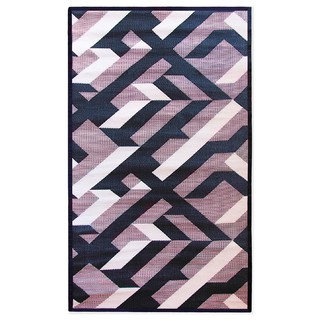 Interior carpet MAT PDM BRAND AVALON 150x240CM PINK/BLACK Carpet Home &amp; Furniture พรมภายใน เสื่ออเนกประสงค์ PDM BRAND AV