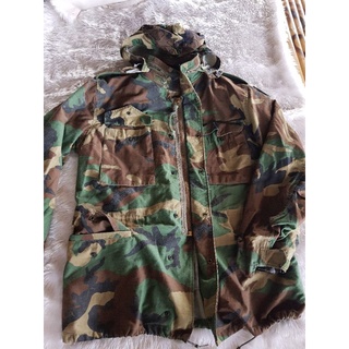 เสื้อแจ็คเก็ต USA M65 woodland LARGE REGULAR