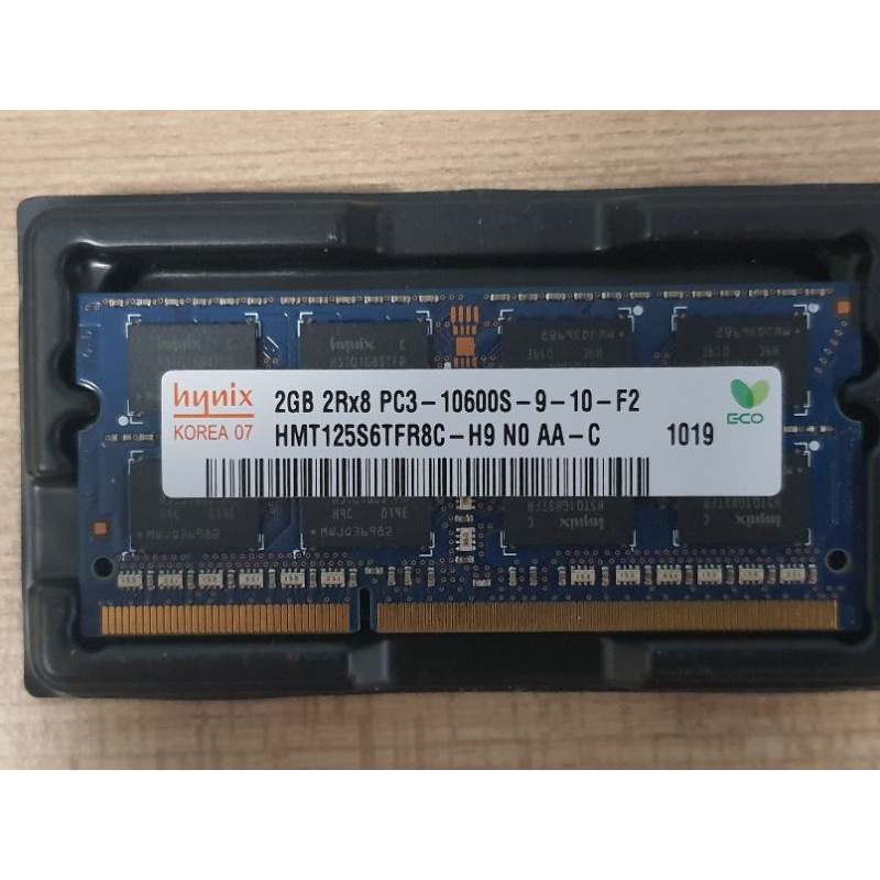 แรมโน๊ตบุ๊ค RAM แรมมือสอง Hynix DDR3 BUS1333 2GB PC3-10666
