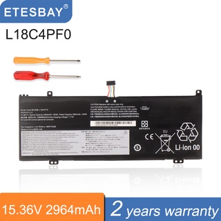 ETESBAY 2964mAh/45WH L18C4PF0 Laptop Battery For Lenovo ThinkBook 13S-IML 13S-IWL 14S-IML 14S-IWL 20RR 20RS 20R9 20RM Se