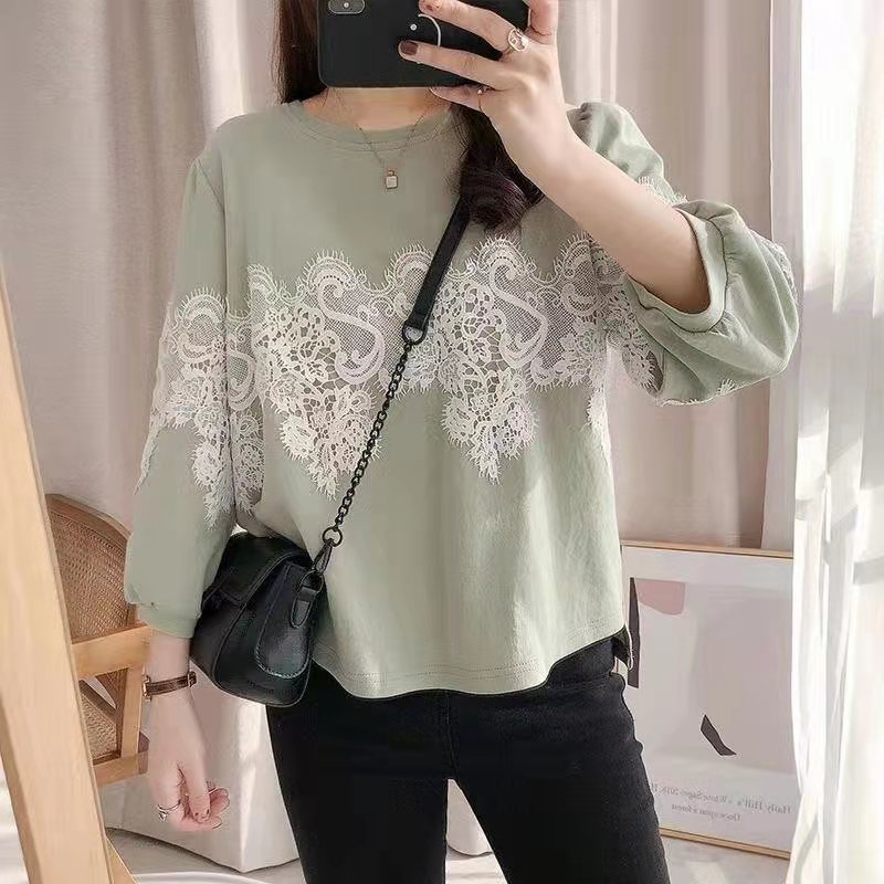 SUNDAY2020  เสื้อวินเทจผญ กกกกแม่🔥  ออกแบบ เสื้อแขนสามส่วนแต่งลูกไม้ 🍭♥️ งานสวย มงลงมาก ✨ - รูปที่ 7