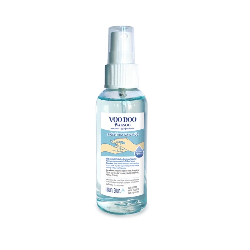 พร้อมส่ง สเปรย์แอลกอฮอล์ขนาด60mlมีอย. สเปรย์ทำความสะอาดมือ สเปรย์แอลกอฮอล์ฆ่าเชื้อโรค