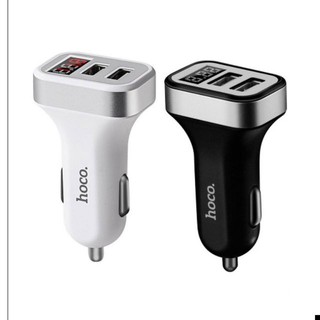 Hoco Z3 Car Charger LCD 2USB หัวชาร์จโทรศัพท์ในรถ หน้าจอLCD