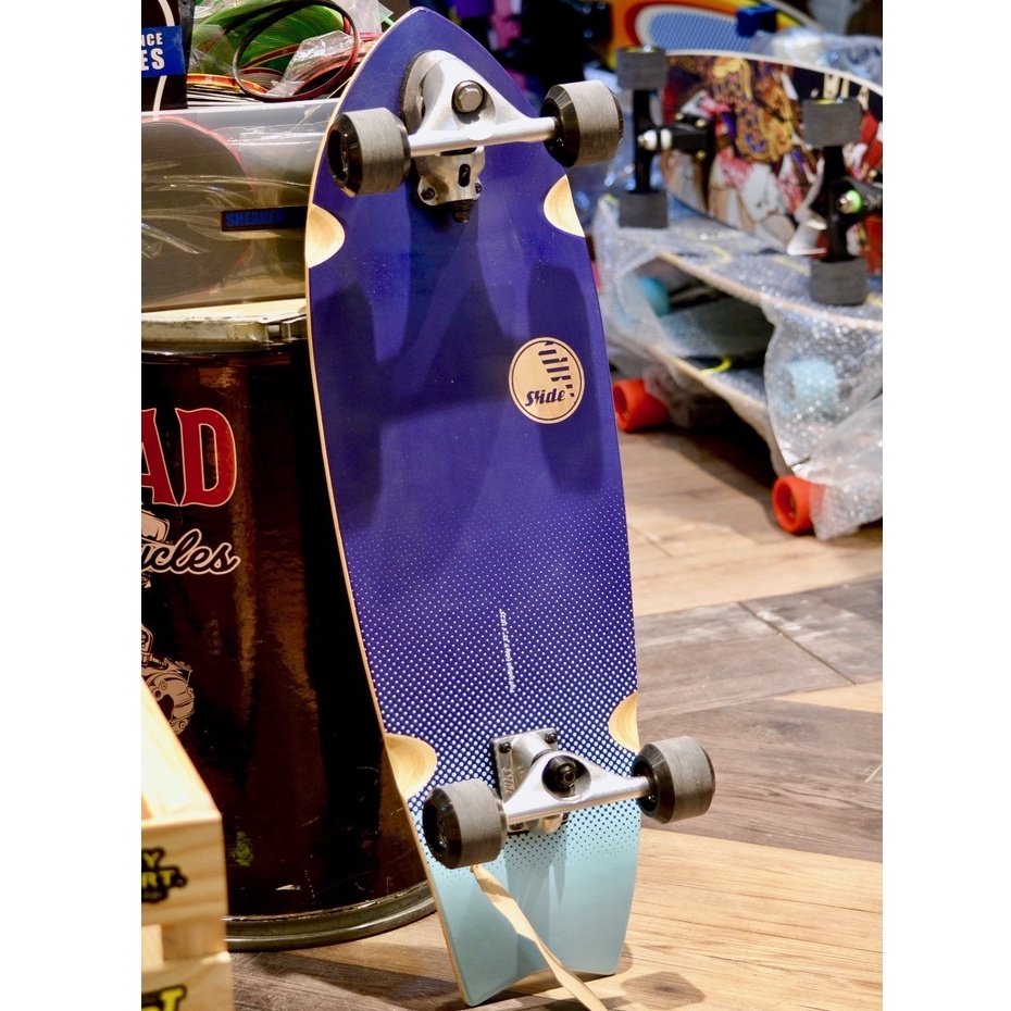 ของแท้ Slide SurfSkate Board - 32" Fish Indigo Fade Complete ราคา official