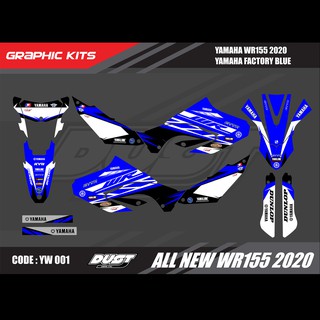 สติ๊กเกอร์วิบาก YAMAHA WR155R 2020 ทั้งคัน Graphic kit สติ๊กเกอร์เคลือบเงา สุดคุ้ม