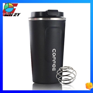 แก้วเชค แก้วชงโปรตีน GHEY Sports Shake Cup Fitness และ Portable Water Cup 304 ฉนวนกันความร้อนสแตนเลสผัดกาแฟนมนม