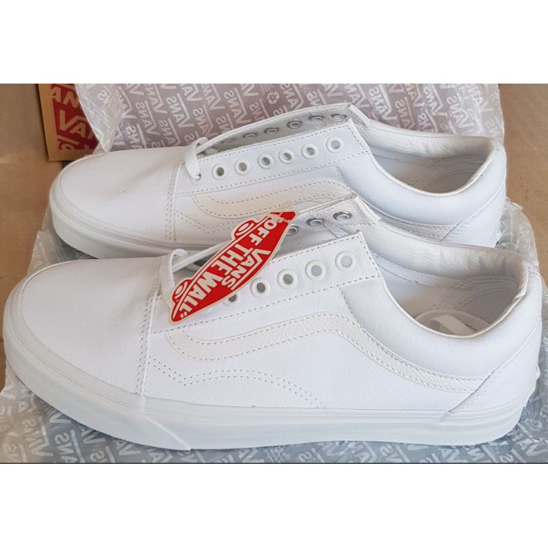 vans old skool true white