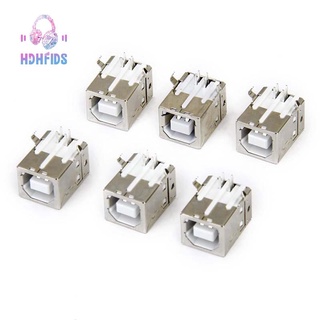 ซ็อกเก็ตเชื่อมต่อ Usb Type B Female Right Angle 6ชิ้น