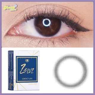 คอนแทคเลนส์ ZPLUZLENS รุ่น CARA BLACK ค่าสายตาปกติ ถึง -10.00