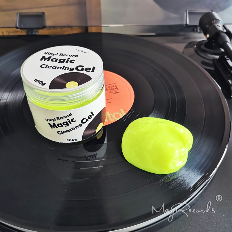 80G Magic Dust Cleaner สําหรับ LP Vinyl Record Turntable Cartridge Stylus ทําความสะอาด