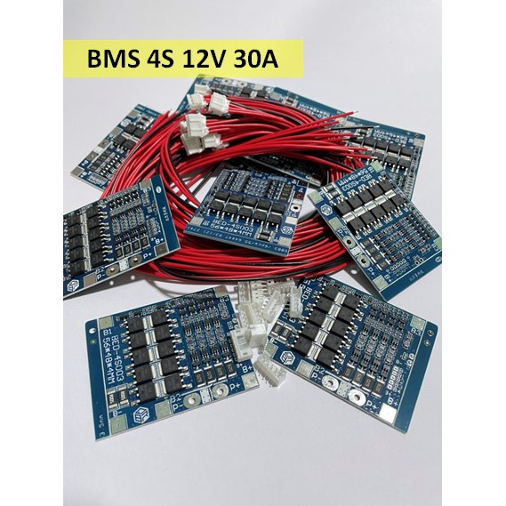 12V BMS 4S สำหรับ LiFePo4  // 30A