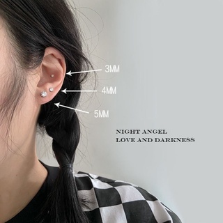 ตุ้มหูCochlear bone เพชรหูเล็บกระดูกไม่มีรูหูแม่เหล็ก ear clip ต่างหูผู้ชายและผู้หญิงต่างหู super flash ไทเทเนียมเหล็กขน