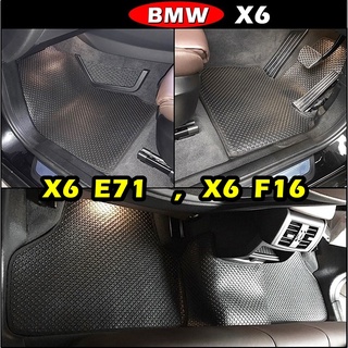 พรมรถยนต์ BMW X6 E71 , X6 F16 ลายกระดุมเม็ดเล็กpvc เข้ารูป ตรงรุ่นรถ