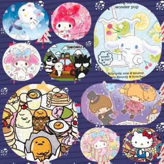 [ใส่โค้ดSMUP1FEB4R1Bลดเพิ่ม20%] ภาพต่อจิ๊กซอว์ 500 ชิ้น ลิขสิทธิ์ Sanrio มีหลายลายน๊า hello kitty ,my malody