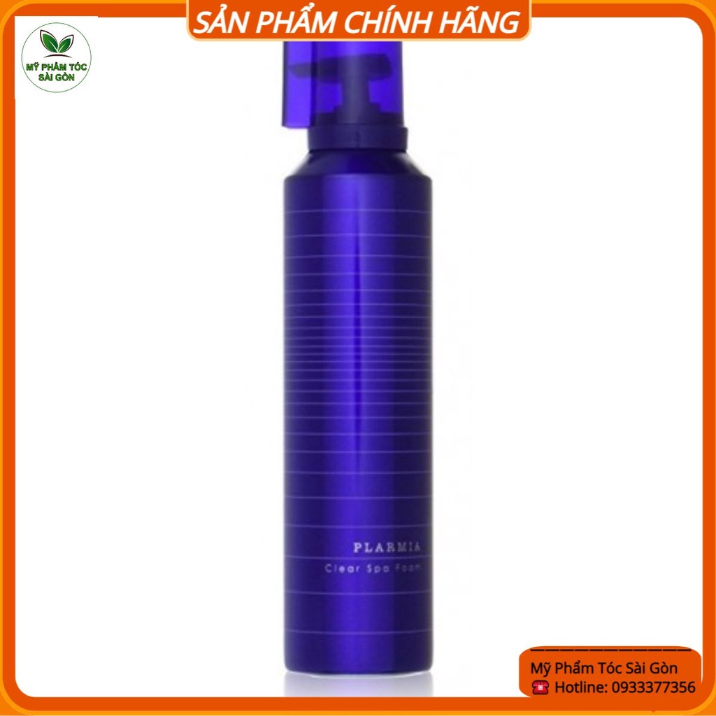 [ ของแท ้ Milbon Plarmia Clear Spa Foam Anti-Hair Loss Air Bubble Shampoo 320ml
