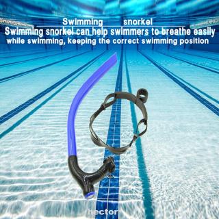 Adjustable Adults Front Breathing Positive Professional Snorkeling Tube Soft Silicone Training Diving Snorkel