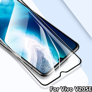 [ส่งจากไทย] ฟิล์มกระจก เต็มจอ กาวเต็มขอบดำ 9H For Vivo V20SE คุณภาพดี ติดง่าย