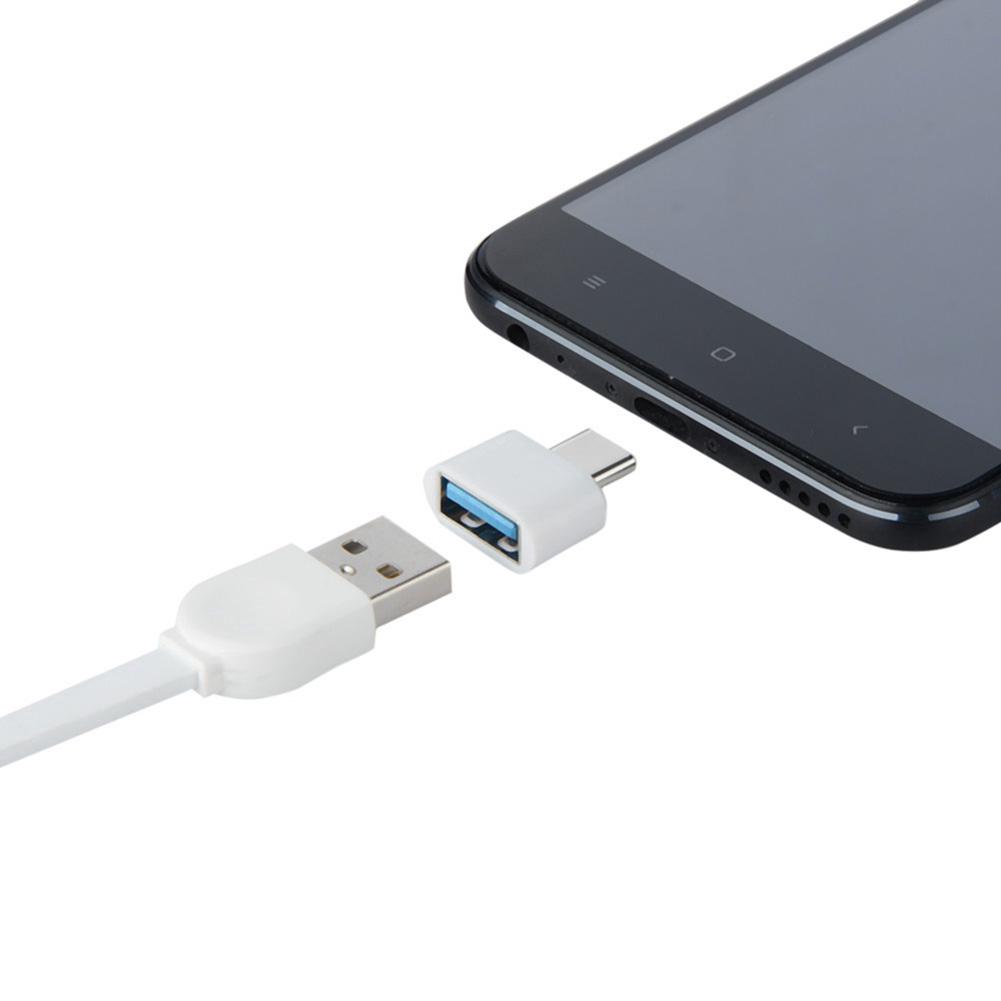 อะแดปเตอร์ Micro USB 3.1 Type-C Male to USB 2.0 สำหรับ Samsung Huawei Phone