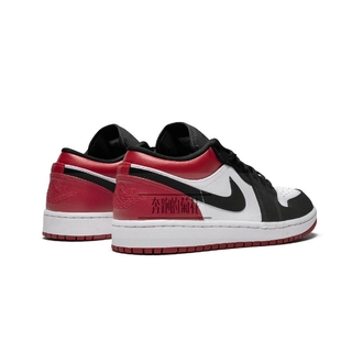 Nike Air Jordan 1 Low Black Toe Red Aj1 Cut 116 ราคาท ด ท ส ด