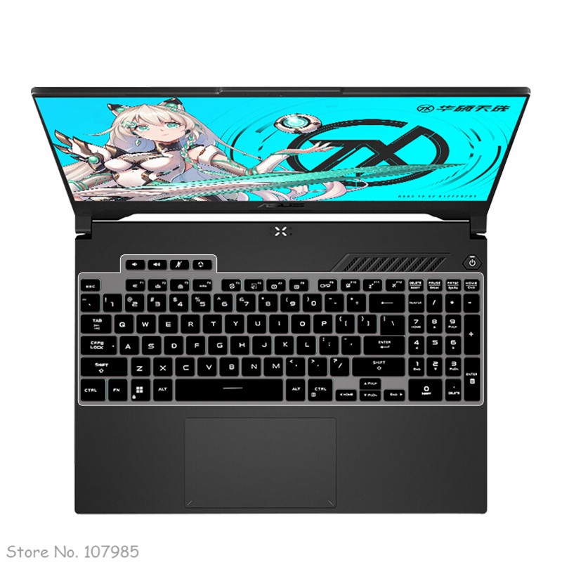 Cover Posteriore LCD + Lunetta Per ASUS TUF Gaming F17 FX707 / A17 FA707, 17.3", Grigia