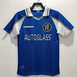 เสื้อกีฬาแขนสั้น ลายทีมชาติฟุตบอล Chelsea 97-99 คุณภาพสูง สไตล์เรโทร