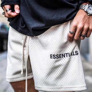 Fear Of God Essentials กางเกงขาสั้นผ้าตาข่าย