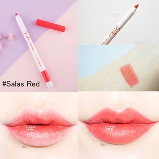 (แท้/sale) ลิปดินสอ มิชชา จูบไม่หลุด กันน้ำ (ทาได้ทั้งปาก)  missha silky lasting lip pencil 0.25g. (สินค้าฉลากไทย)