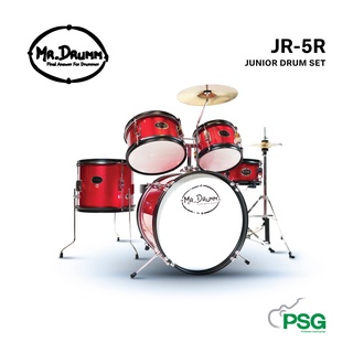 MR.DRUMM JR-5 JUNIOR DRUM SET กลองสำหรับเด็ก สีแดง