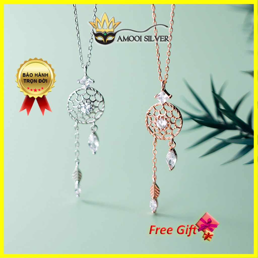 Leaf S925 สร้อยคอเงิน - Amoi Silver AD70