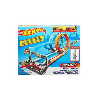 Hot Wheels 4-Lane Elimination Race Track Set GDY60 ฮ็อทวีล ชุดรางแข่ง 4 เลน โมเดลรถ พาหนะจำลอง ของเล่นสะสม รถของเล่น