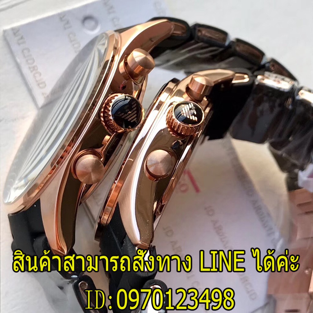 Emporio Armani Couple watch Armani ar5905 - ar5906B | Shopee Thailand