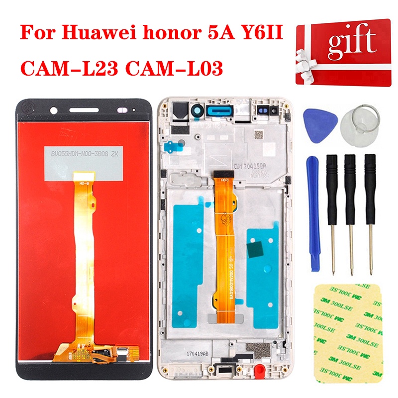 5.5" For Huawei honor 5A Y6II CAM-L23 CAM-L03 LCD Display Screen Monitor Module Touch Screen Digitiz