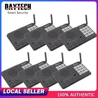 🔥ส่งไวจากไทย🔥Daytech ระบบอินเตอร์คอมสำนักงานไร้สาย 10 ช่องไม่ต้องใช้แบตเตอรี่สำหรับ Office Hotel Villa 8 ชิ้น CI02